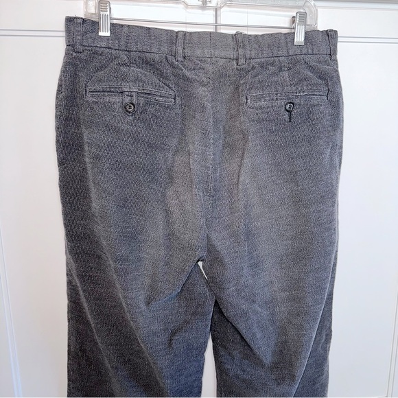 Bobby Jones Corded Golf Cotton Cuffed Gray Trousers 34x32 Blokecore - Picture 4 of 11